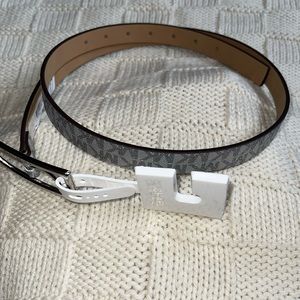 Michael Kors Logo Print Belt